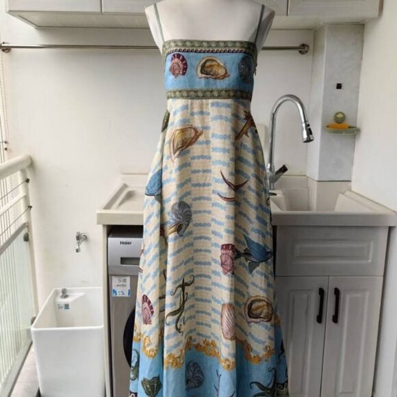 ALEMAIS bath house printed maxi dress - multicoloured - Picture 4 of 10